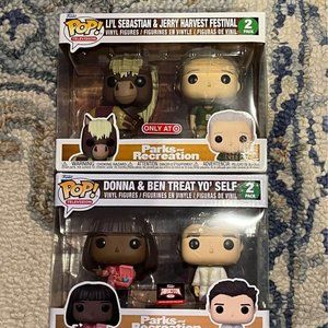 Funko Pop! Vinyl Parks and Recreation Target Bundle LOT!